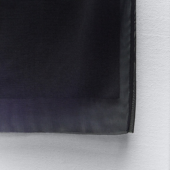 ZARA STRAPLESS PRINTED TULLE DRESS - Picture 10 of 14